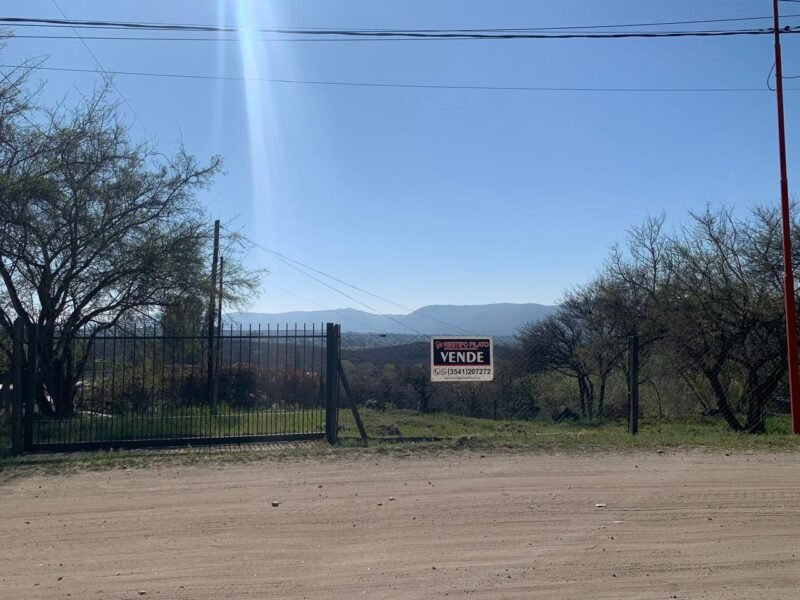Venta lote en Icho Cruz Sierras, hermosas vistas.