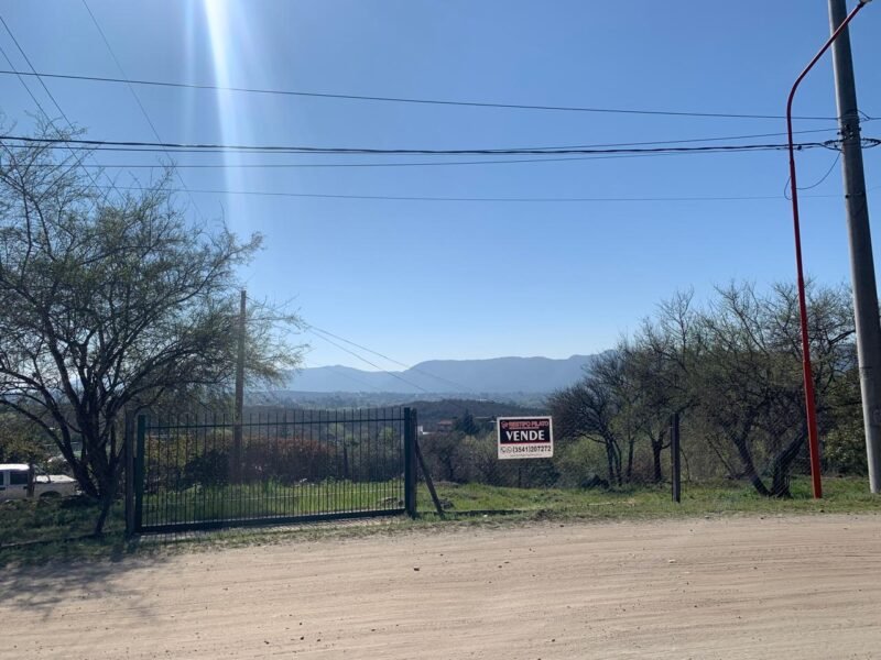 Venta lote en Icho Cruz Sierras, hermosas vistas.