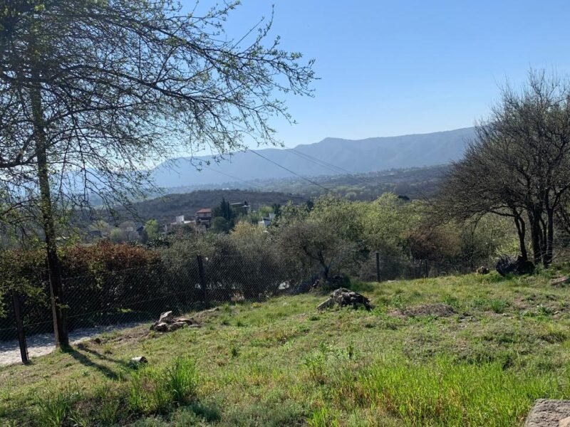 Venta lote en Icho Cruz Sierras, hermosas vistas.